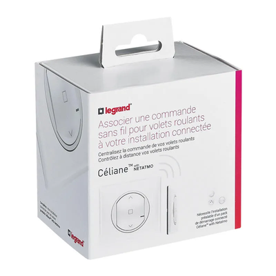 Céliane Wireless Roller Shutter Switch - white