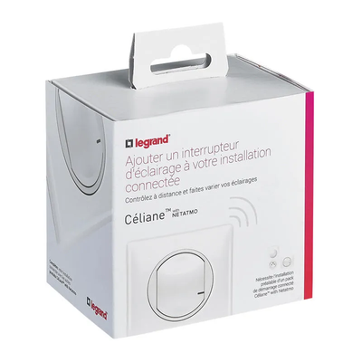 Céliane Wired Switch No Neutral - white
