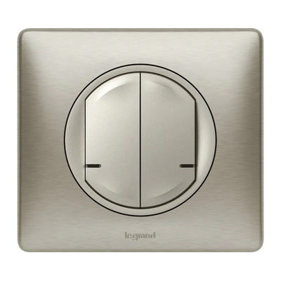 Céliane Wireless Double Remote Switch - titanium