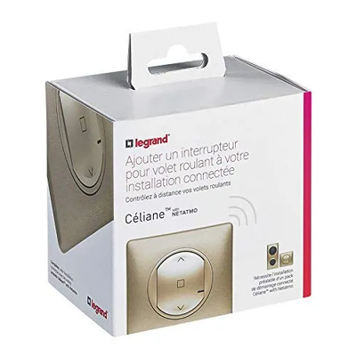 Céliane Wired Roller Shutter Switch - titanium